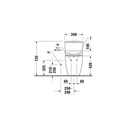 Duravit SensoWash Slim Dusch-WC 539x373mm, Weiß, Absenkautomatik, Fernbedienun... DURAVIT-611000002304300 4053424688756 (Abb. 1)