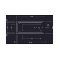 Duravit No.1 Whirlwanne Rechteckig, Einbau, 700x1600x420mm Jet Project, 1 Rück... DURAVIT-760488000JP1000 4063382185617 (Abb. 1)