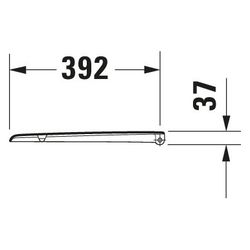 Duravit Design Classics WC-Sitz Weiß Hochglanz 404x37x368mm ohne Absenkautomatik Ed... DURAVIT-0066810000 4021534151712 (Abb. 1)