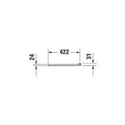 Duravit Serie 1930 WC-Sitz Weiß HG 367x36x437mm Oktogonal, mit Absenkautomatik, Sit... DURAVIT-0064890000 4053424110530 (Abb. 1)