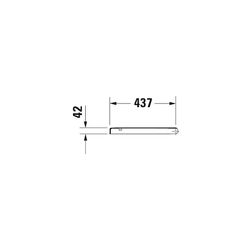 Duravit Starck 1 WC-Sitz Weiß HG 420x42x453mm mit Absenkautomatik, Sitzgarnitur abn... DURAVIT-0065880099 4021534843365 (Abb. 1)