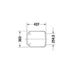 Duravit Serie 1930 WC-Sitz Weiß HG 367x36x437mm Oktogonal, mit Absenkautomatik, Sit... DURAVIT-0064890000 4053424110530 (Abb. 1)
