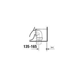 Duravit ME by Starck Stand WC für Kombination 650x370x415mm, Weiß Hochglanz, Hygien... DURAVIT-2005092000 4063382102157 (Abb. 1)