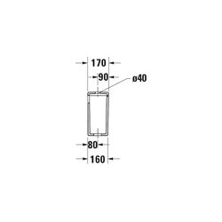 Duravit No.1 Spülkasten aus Keramik 170x390x355mm, Weiß, 6/3l, Dual Flush, Wasseran... DURAVIT-0941100005 4053424507682 (Abb. 1)
