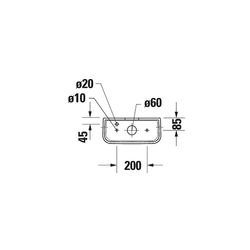 Duravit No.1 Spülkasten aus Keramik 170x390x355mm, Weiß, 6/3l, Dual Flush, Wasseran... DURAVIT-0941100005 4053424507682 (Abb. 1)