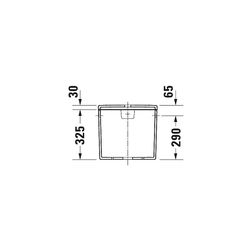 Duravit No.1 Spülkasten aus Keramik 170x390x355mm, Weiß, 6/3l, Dual Flush, Wasseran... DURAVIT-0941000005 4053424507637 (Abb. 1)