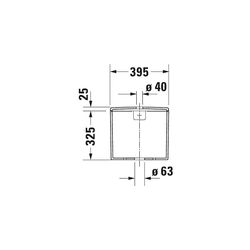 Duravit ME by Starck Spülkasten aus Keramik 180x395x350mm, Weiß, 6/3l, Dual Flush, ... DURAVIT-0938100005 4021534966958 (Abb. 1)