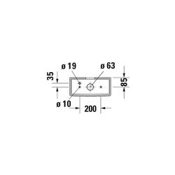 Duravit ME by Starck Spülkasten aus Keramik 180x395x350mm, Weiß, 6/3l, Dual Flush, ... DURAVIT-0938100005 4021534966958 (Abb. 1)