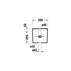 Duravit DuraStyle Spülkasten aus Keramik 170x390x370mm, Weiß, 6/3l, Dual Flush, Was... DURAVIT-0935100005 4021534854774 (Abb. 1)