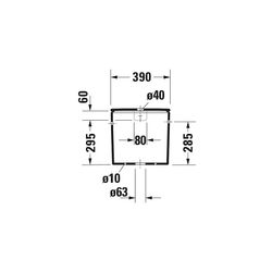 Duravit DuraStyle Spülkasten aus Keramik 170x390x370mm, Weiß, WonderGliss, 6/3l, D... DURAVIT-09350000051 4021534854705 (Abb. 1)