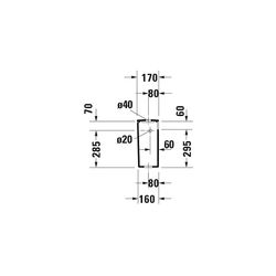 Duravit DuraStyle Spülkasten aus Keramik 170x390x370mm, Weiß, WonderGliss, 6/3l, D... DURAVIT-09350000051 4021534854705 (Abb. 1)