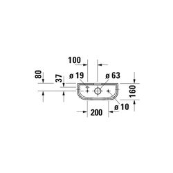 Duravit Happy D.2 Spülkasten aus Keramik 160x395x395mm, Weiß, WonderGliss, 6/3l, D... DURAVIT-09341000051 4021534848902 (Abb. 1)