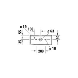 Duravit Starck 3 Spülkasten aus Keramik 200x470x370mm, Weiß, 6/3l, Dual Flush, Wass... DURAVIT-0928100005 4021534427770 (Abb. 1)