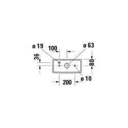 Duravit Starck 3 Spülkasten aus Keramik 180x390x365mm, Weiß, WonderGliss, 6/3l, Du... DURAVIT-09201000051 4021534271182 (Abb. 1)