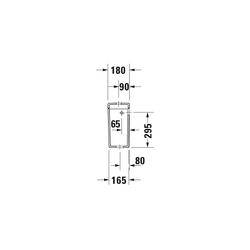 Duravit Starck 3 Spülkasten aus Keramik 180x390x365mm, Weiß, 6/3l, Dual Flush, Wass... DURAVIT-0920000005 4021534271137 (Abb. 1)