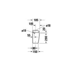 Duravit Design Classics Lago Spülkasten aus Keramik 185x420x365mm, Weiß, 6/3l, Dual... DURAVIT-0874000005 4021534270772 (Abb. 1)