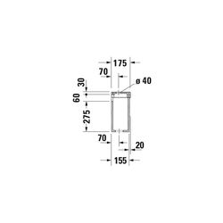 Duravit Serie 1930 Spülkasten aus Keramik 175x420x365mm, Weiß, WonderGliss, 6/3l, ... DURAVIT-08722100051 4021534270673 (Abb. 1)