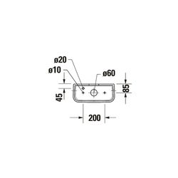 Duravit No.1 Spülkasten aus Keramik 170x390x355mm, Weiß, 6/3l, Dual Flush, Wasseran... DURAVIT-0941100005 4053424507682 (Abb. 1)