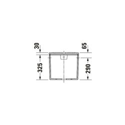 Duravit No.1 Spülkasten aus Keramik 170x390x355mm, Weiß, 6/3l, Dual Flush, Wasseran... DURAVIT-0941000005 4053424507637 (Abb. 1)