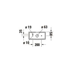 Duravit ME by Starck Spülkasten aus Keramik 180x395x350mm, Weiß, 6/3l, Dual Flush, ... DURAVIT-0938100005 4021534966958 (Abb. 1)