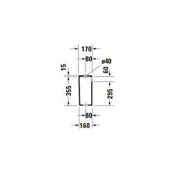 Duravit DuraStyle Spülkasten aus Keramik 170x390x370mm, Weiß, 6/3l, Dual Flush, Was... DURAVIT-0935100005 4021534854774 (Abb. 1)