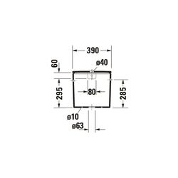 Duravit DuraStyle Spülkasten aus Keramik 170x390x370mm, Weiß, WonderGliss, 6/3l, D... DURAVIT-09350000051 4021534854705 (Abb. 1)