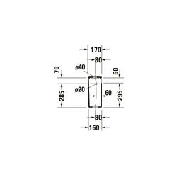 Duravit DuraStyle Spülkasten aus Keramik 170x390x370mm, Weiß, WonderGliss, 6/3l, D... DURAVIT-09350000051 4021534854705 (Abb. 1)