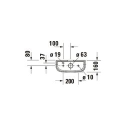 Duravit Happy D.2 Spülkasten aus Keramik 160x395x395mm, Weiß, WonderGliss, 6/3l, D... DURAVIT-09341000051 4021534848902 (Abb. 1)