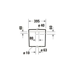 Duravit Happy D.2 Spülkasten aus Keramik 160x395x395mm, Weiß, 6/3l, Dual Flush, Was... DURAVIT-0934000005 4021534848865 (Abb. 1)
