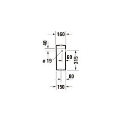 Duravit Happy D.2 Spülkasten aus Keramik 160x395x395mm, Weiß, 6/3l, Dual Flush, Was... DURAVIT-0934000005 4021534848865 (Abb. 1)