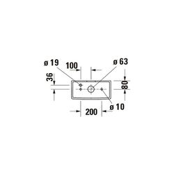 Duravit Starck 3 Spülkasten aus Keramik 180x390x365mm, Weiß, WonderGliss, 6/3l, Du... DURAVIT-09201000051 4021534271182 (Abb. 1)