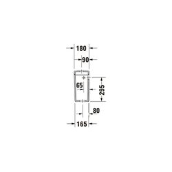 Duravit Starck 3 Spülkasten aus Keramik 180x390x365mm, Weiß, 6/3l, Dual Flush, Wass... DURAVIT-0920000005 4021534271137 (Abb. 1)