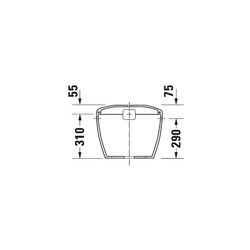 Duravit Design Classics Lago Spülkasten aus Keramik 185x420x365mm, Weiß, 6/3l, Dual... DURAVIT-0874000005 4021534270772 (Abb. 1)