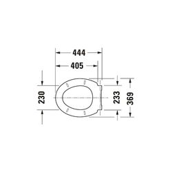 Duravit WC-Sitz, Weiß HG 370x450x50mm mit Absenkautomatik, Sitzgarnitur abnehmbar, ... DURAVIT-0064190096 4021534569302 (Abb. 1)