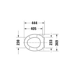 Duravit WC-Sitz, Weiß HG 370x450x50mm mit Absenkautomatik, Sitzgarnitur abnehmbar, ... DURAVIT-0064190096 4021534569302 (Abb. 1)