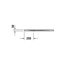 Duravit Sustano Duschwanne Halbeinbau Bodenbündig, 800x800x30mm, Quadratisch, ... DURAVIT-720269630000000 4063382920515 (Abb. 1)