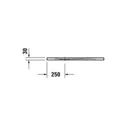 Duravit Sustano Duschwanne Halbeinbau Bodenbündig, 800x800x30mm, Quadratisch, ... DURAVIT-720269630000000 4063382920515 (Abb. 1)
