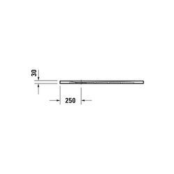 Duravit Sustano Duschwanne Halbeinbau Bodenbündig, 700x1000x30mm, Rechteckig, ... DURAVIT-720272620000000 4063382920324 (Abb. 1)