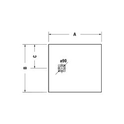Duravit Sustano Duschwanne Halbeinbau Bodenbündig, 700x1000x30mm, Rechteckig, ... DURAVIT-720272620000000 4063382920324 (Abb. 1)