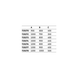 Duravit Sustano Duschwanne Halbeinbau Bodenbündig, 700x1000x30mm, Rechteckig, ... DURAVIT-720272620000000 4063382920324 (Abb. 1)