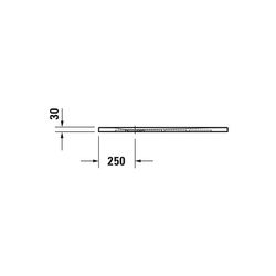 Duravit Sustano Duschwanne Halbeinbau Bodenbündig, 800x800x30mm, Quadratisch, ... DURAVIT-720269630000000 4063382920515 (Abb. 1)