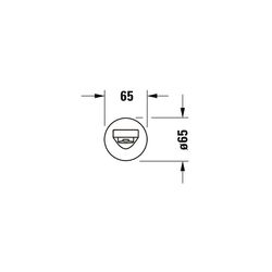 Duravit Tulum by Starck Wanneneinlauf Aufputz, Chrom Hochglanz, Rosette rund, Aus... DURAVIT-TU5240010010 4063382961280 (Abb. 1)