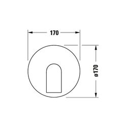 Duravit Tulum by Starck Einhebel-Brausemischer Unterputz, Anzahl Verbraucher 1, M... DURAVIT-TU4210010046 4063382961389 (Abb. 1)
