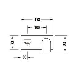 Duravit Tulum by Starck Einhebel-Waschtischmischer, Mattschwarz, 5,5l/min, Hebelg... DURAVIT-TU1070004046 4063382961365 (Abb. 1)