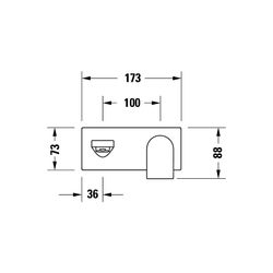 Duravit Tulum by Starck Einhebel-Waschtischmischer, Mattschwarz, 5,5l/min, Hebelg... DURAVIT-TU1070004046 4063382961365 (Abb. 1)