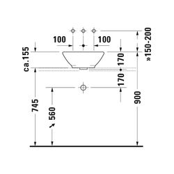Duravit Design Classics Aufsatzbecken 420mm, Weiß Hochglanz, rund, ohne HLB, mit Üb... DURAVIT-0325420000 4021534075353 (Abb. 1)