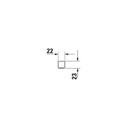 Duravit Stabbrause, Rain, eckig, Mattschwarz, Durchflussmenge 3 bar 17l/min, Sili... DURAVIT-UV0640002046 4063382937995 (Abb. 1)