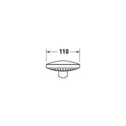 Duravit Handbrause, Chrom/Weiß, MinusFlow, d. 110mm, Strahlart SoftRain, Rain, In... DURAVIT-UV0652015010 4063382937018 (Abb. 1)