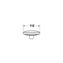 Duravit Handbrause, Chrom/Weiß, MinusFlow, d. 110mm, Strahlart SoftRain, Rain, In... DURAVIT-UV0652015010 4063382937018 (Abb. 1)