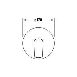 Duravit No.1 Einhebel-Brausemischer Unterputz, 1 Verbraucher, Chrom, 24,5l/min, R... DURAVIT-N14210010010 4067116084061 (Abb. 1)